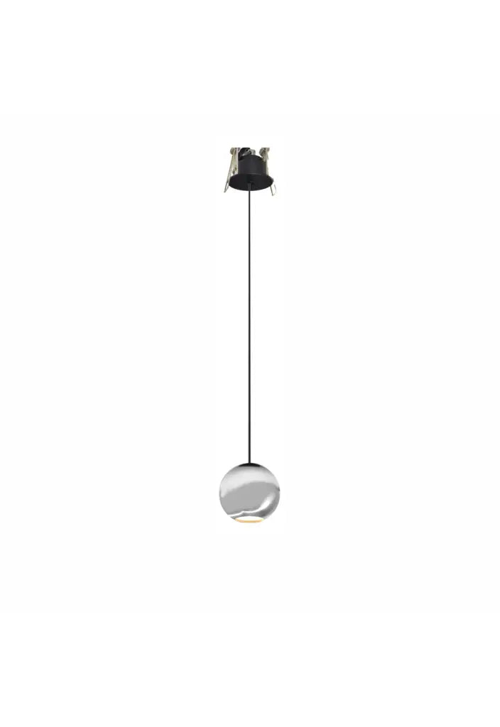 Beneito Faure BORA SUSPENSION RECESSED Pendelleuchte, chrom