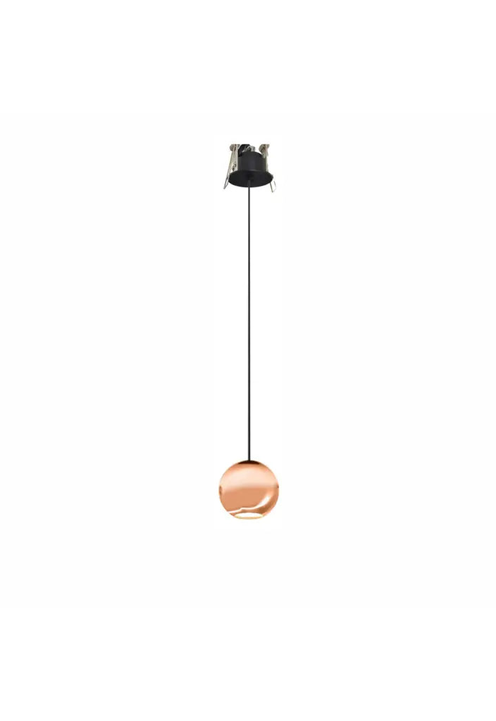Beneito Faure BORA SUSPENSION RECESSED Pendelleuchte, roségold