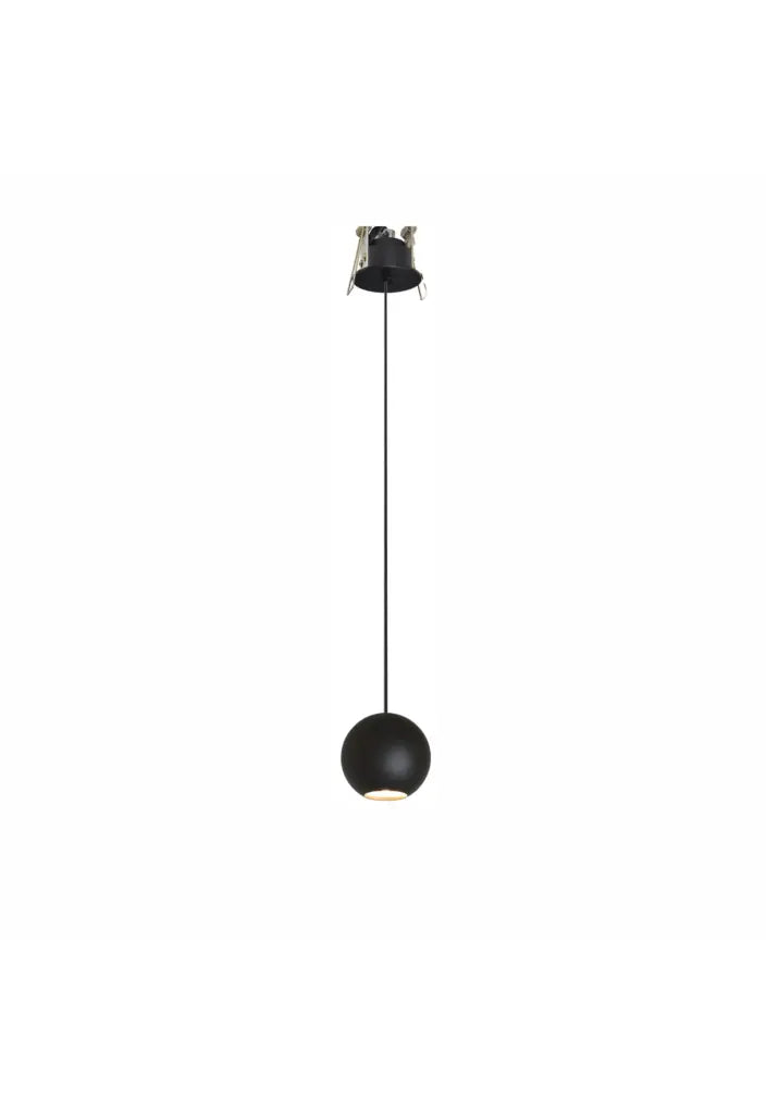 Beneito Faure BORA SUSPENSION RECESSED Pendelleuchte, schwarz