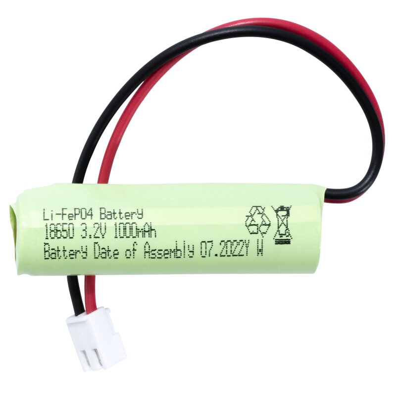 DOTLUX Ersatzakku für LED-Notleuchte EXITmulti (Artikel 3177-260120) und EXITflat (5406-1) Li-FePO4 3,2V 1000mAh