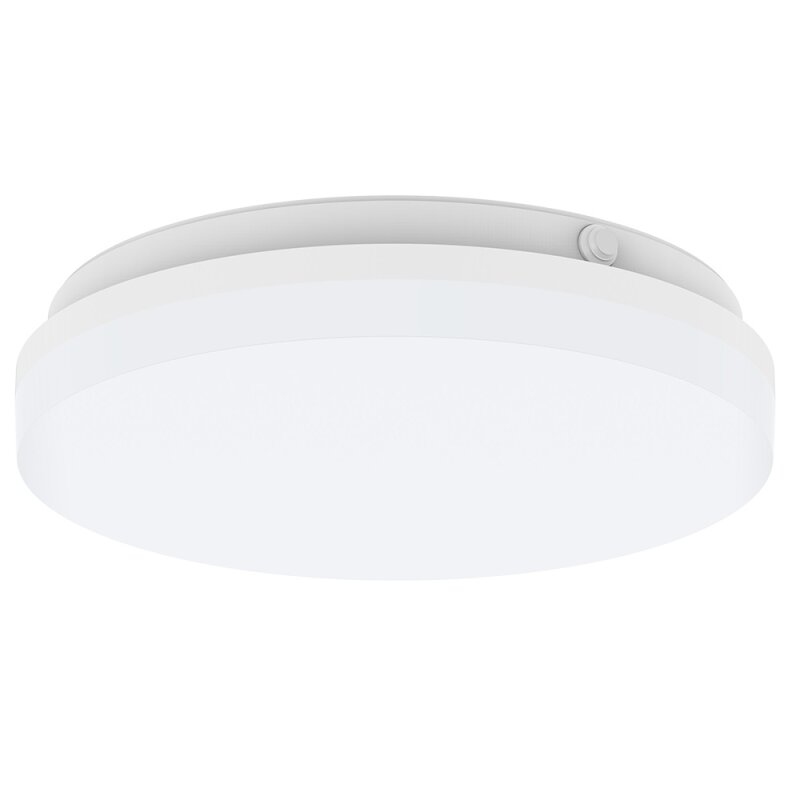 DOTLUX LED-Aufbauleuchte SURFACEexit Ø300x62 22W 3000/4000/5700K COLORselect weiß mit integriertem Akku