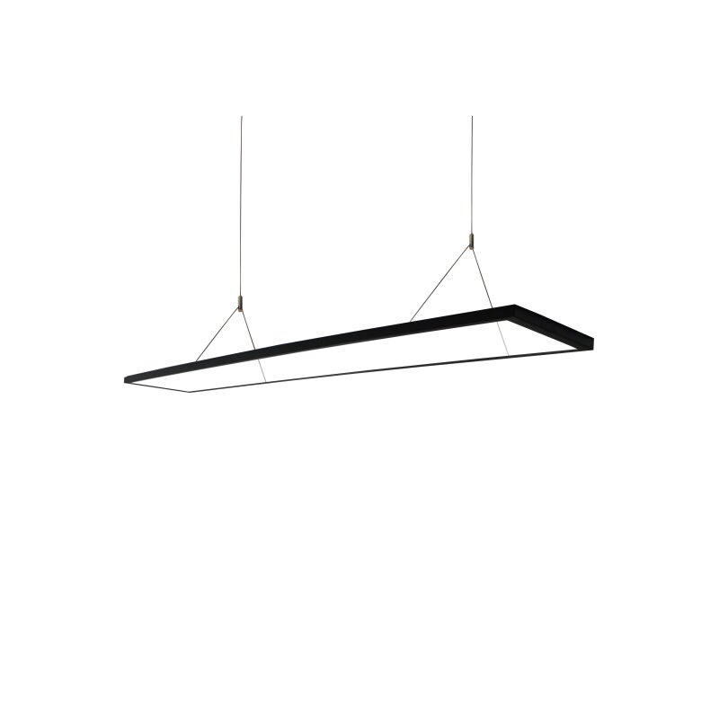 DOTLUX LED-Büroleuchte HOVER 41W COLORselect UGR<19 schwarz