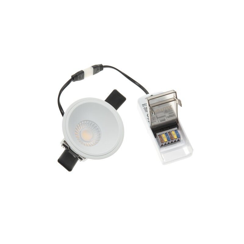 DOTLUX LED-Downlight MULTIsnap 6W 2700K/3000/4000K COLORselect Weiß