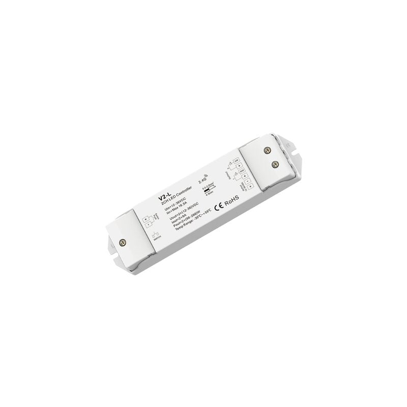 DOTLUX LED Funk-Empfänger/Dimmer für zweifarbige LED-Streifen Fusion Technologie 2x 8A 12-36V DC