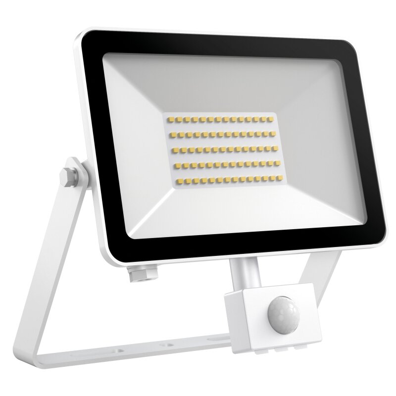 DOTLUX LED-Strahler FLOORslim-sensor 50W 4000K weiß mit Bewegungsmelder PIR