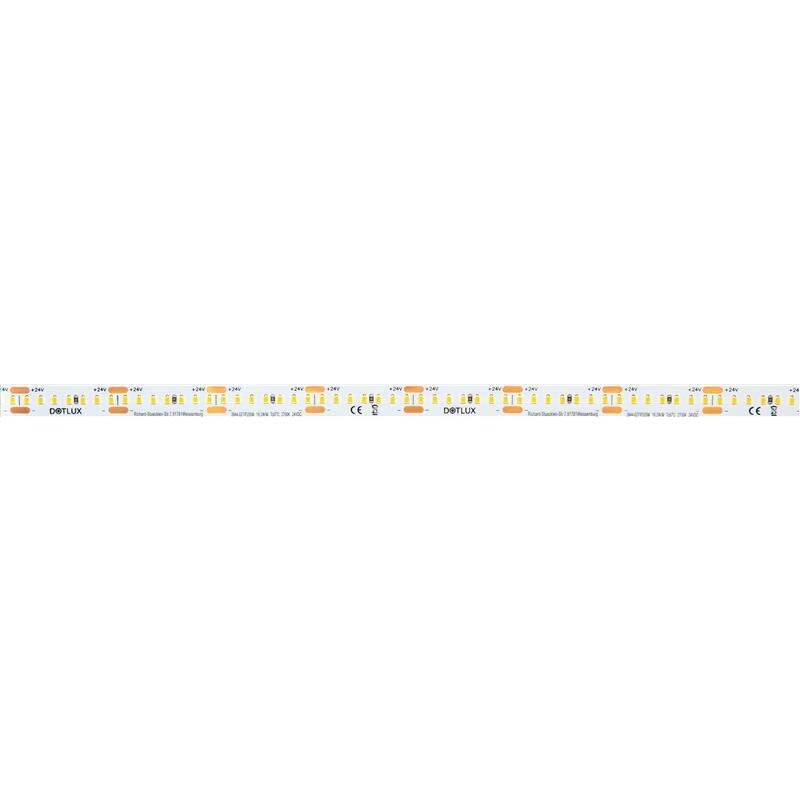 DOTLUX LED-Streifen 96W 10mm 2700K IP20 5m-Rolle inkl. 50cm Anschlusskabel beidseitig