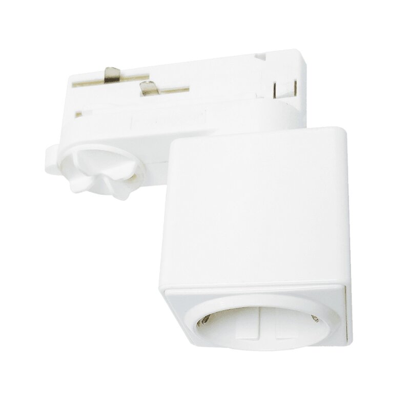 DOTLUX Steckdoseneinheit für Schutzkontaktstecker 3Phasen für LINEAselect und TRACK-Schienen