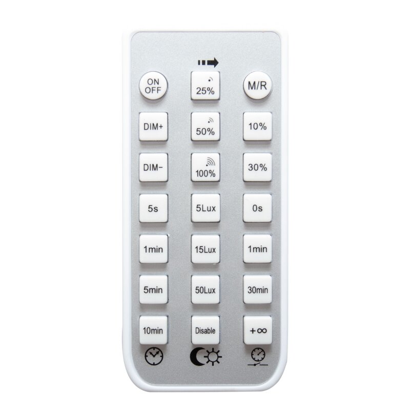 Fernbedienung für DOTLUX LED-Feuchtraumleuchte MISTRALsensor IP66 1540mm 39W 4000K gefrostet mit Radarsensor (2822-840120/2822-940120)