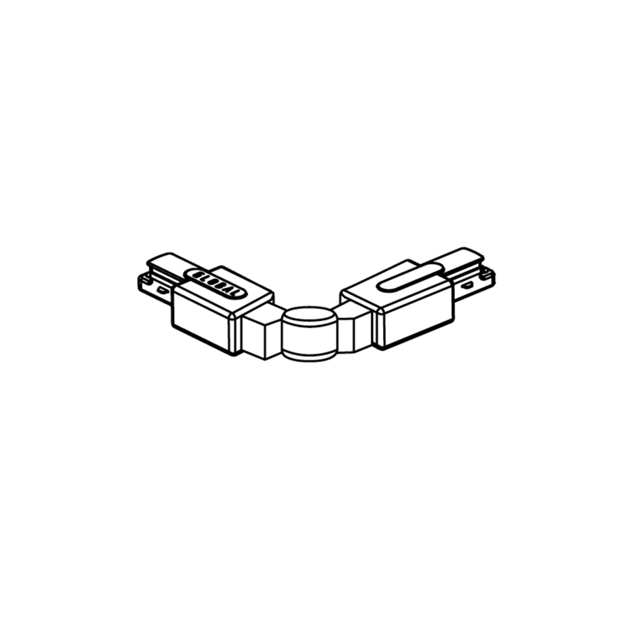 LITEN Flex-Verbinder für 1-Phasen-Stromschiene weiss
