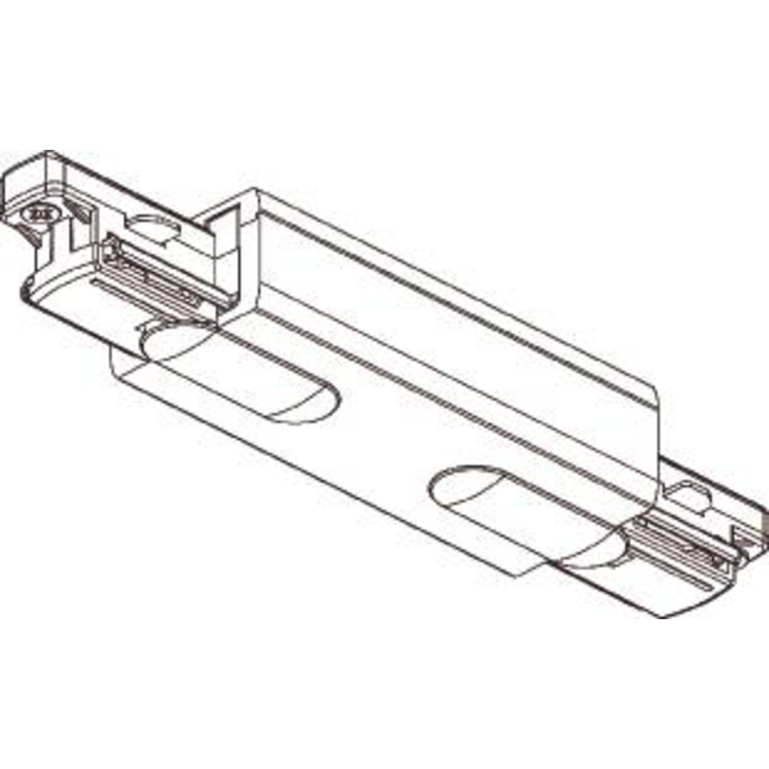 LITEN Mitteleinspeisung für 1-Phasen-Stromschiene weiss