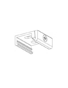 LITEN Deckenklammer 12 mm für 3-Phasen-Stromschiene schwarz