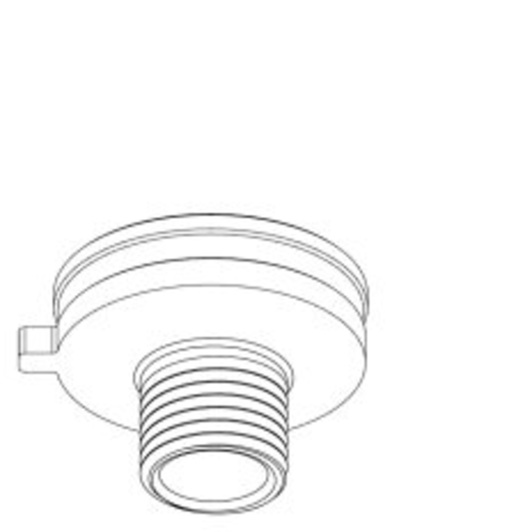 LITEN rotierender Nippel M10, L 8 mm für 3-Phasen-Stromschiene Alu
