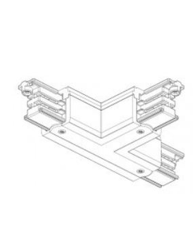 LITEN T-Verbinder aussen für 3-Phasen-Stromschiene weiss