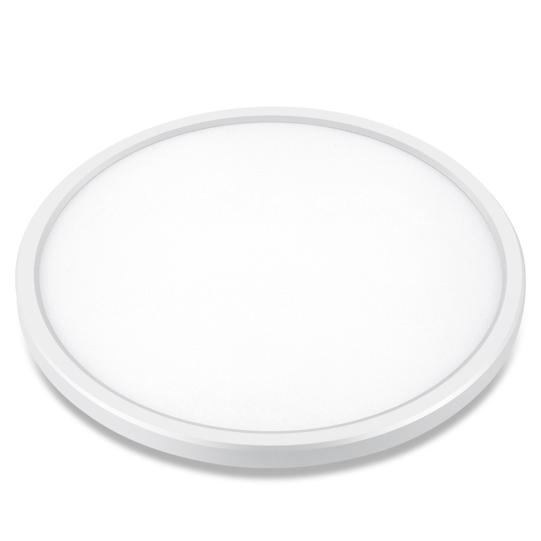 LITEN DISC LED-Anbauleuchte Ø 220 mm weiss