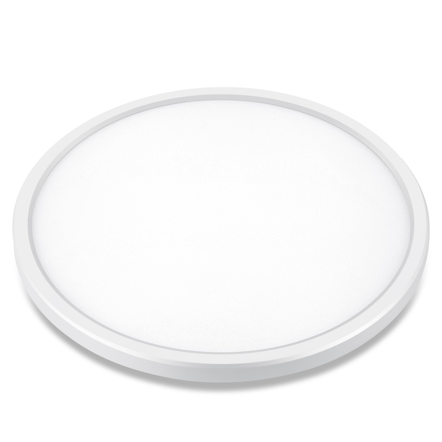 LITEN DISC LED-Anbauleuchte Ø 220 mm weiss