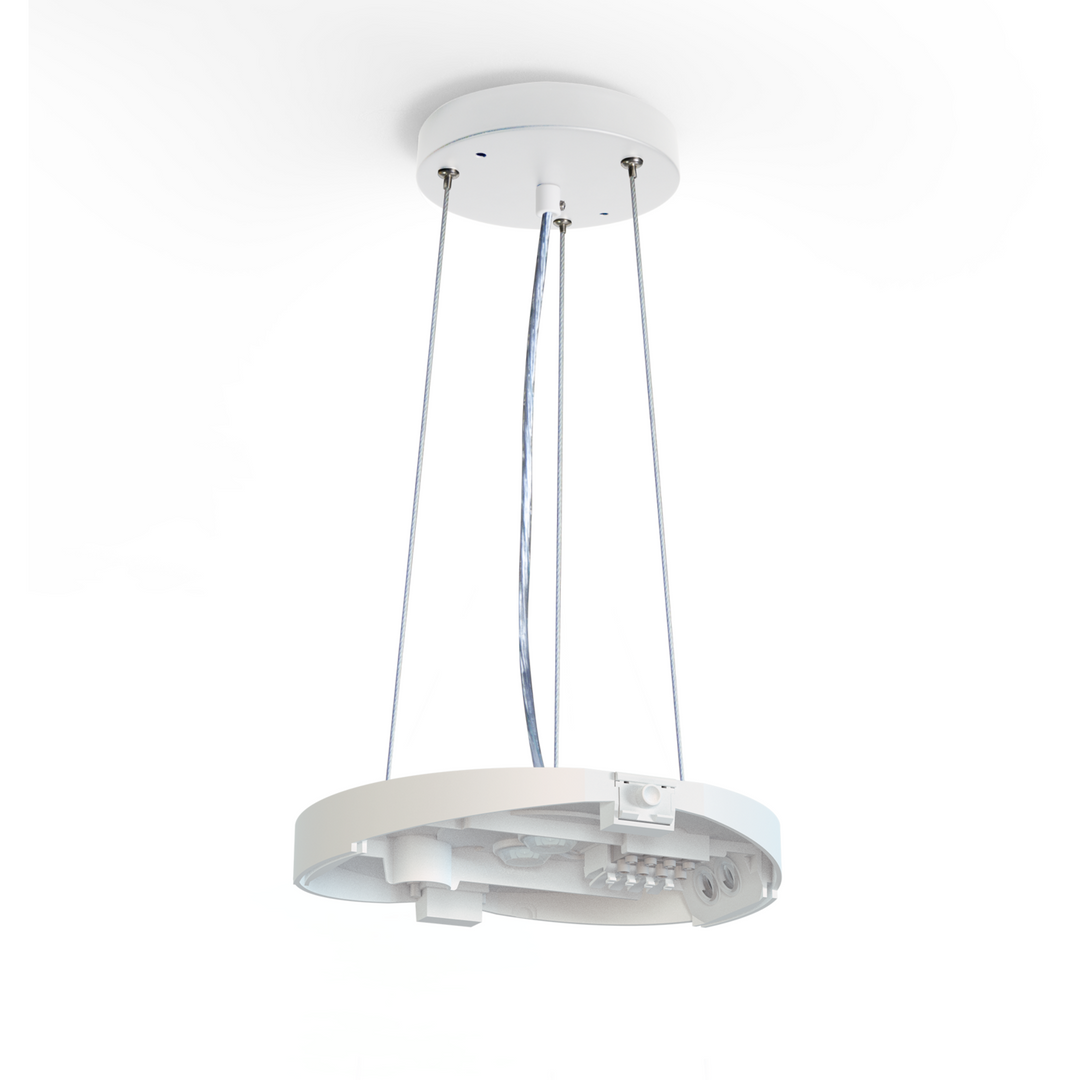 LITEN Pendel-Set für Anbauleuchte Ø 290 mm weiss, L 1200 mm