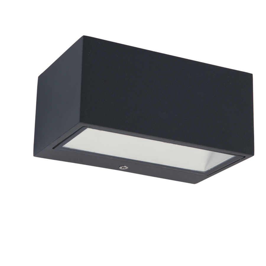 LITEN GEMINI LED-Wandleuchte B 140 mm anthrazit, Up/Down, IP54