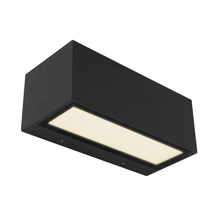 LITEN GEMINI LED-Wandleuchte B 220 mm schwarz, Up/Down, IP54