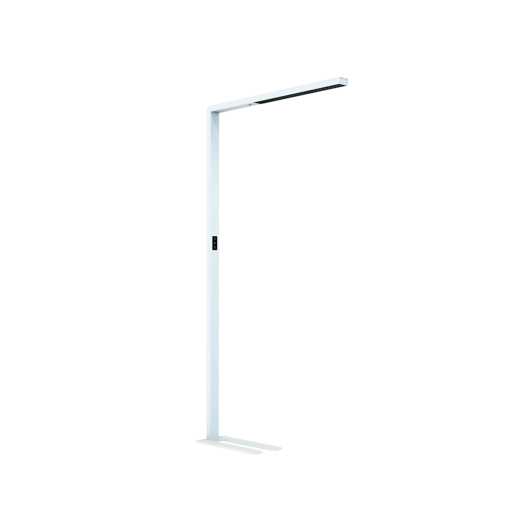 LITEN GLOS LED-Bürostehleuchte mit Sensor, weiss