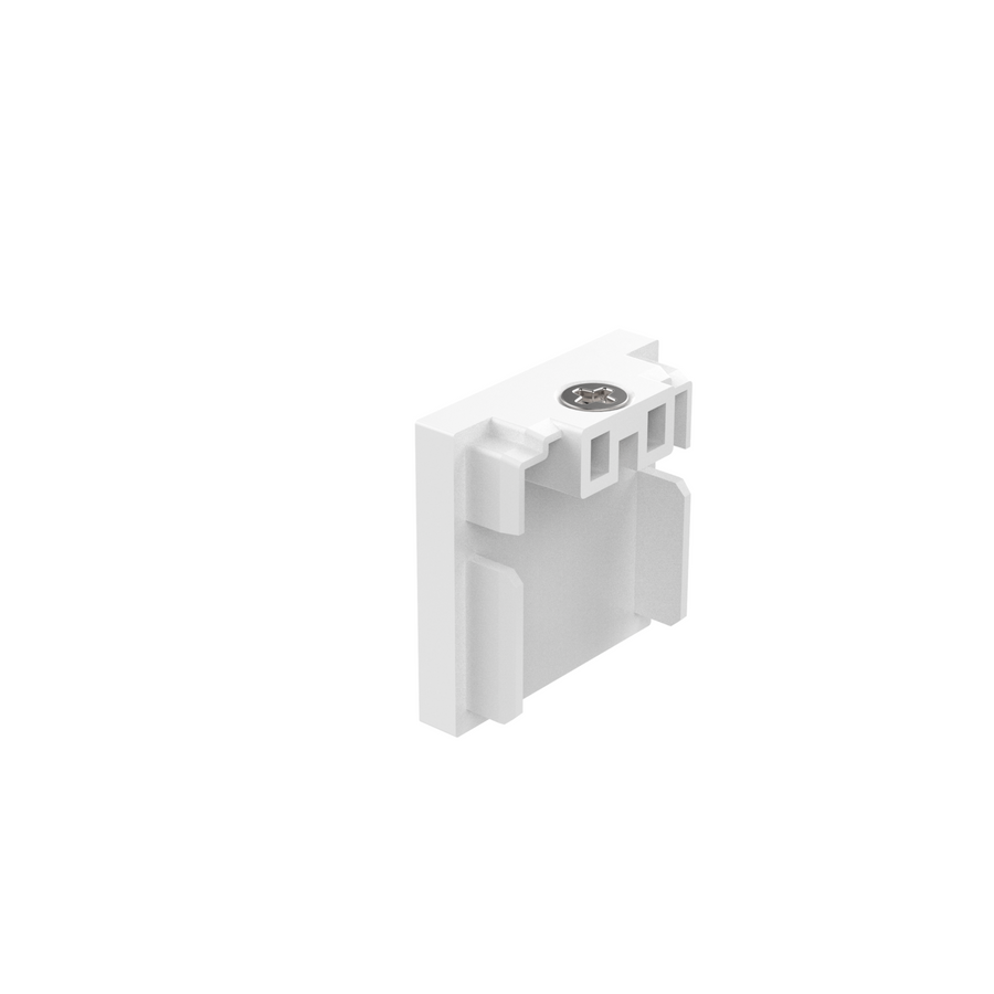 LITEN MODULINE Endkappen-Set flach (2 Stück) weiss für 48V-Schienensystem