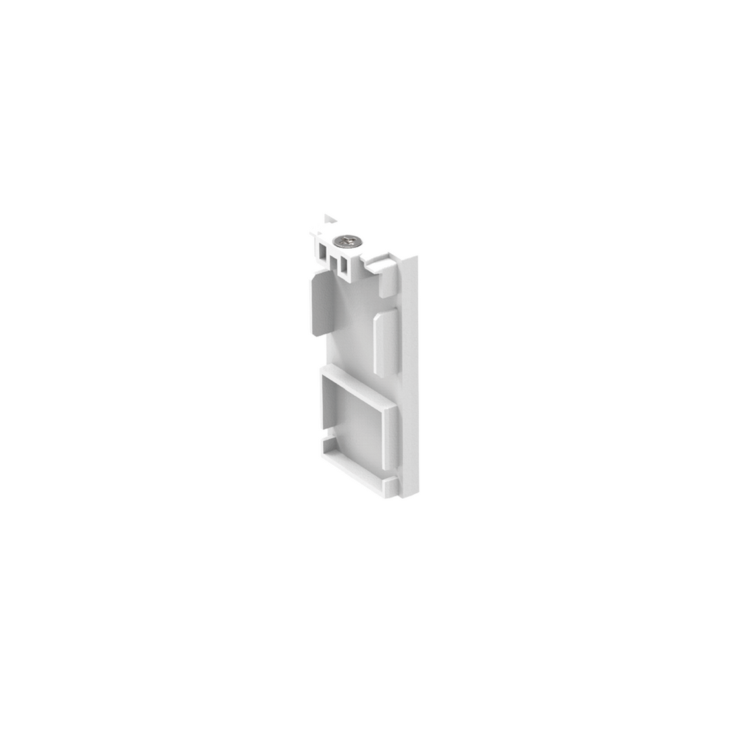 LITEN MODULINE Endkappen-Set hoch (2 Stück) weiss für 48V-Schienensystem