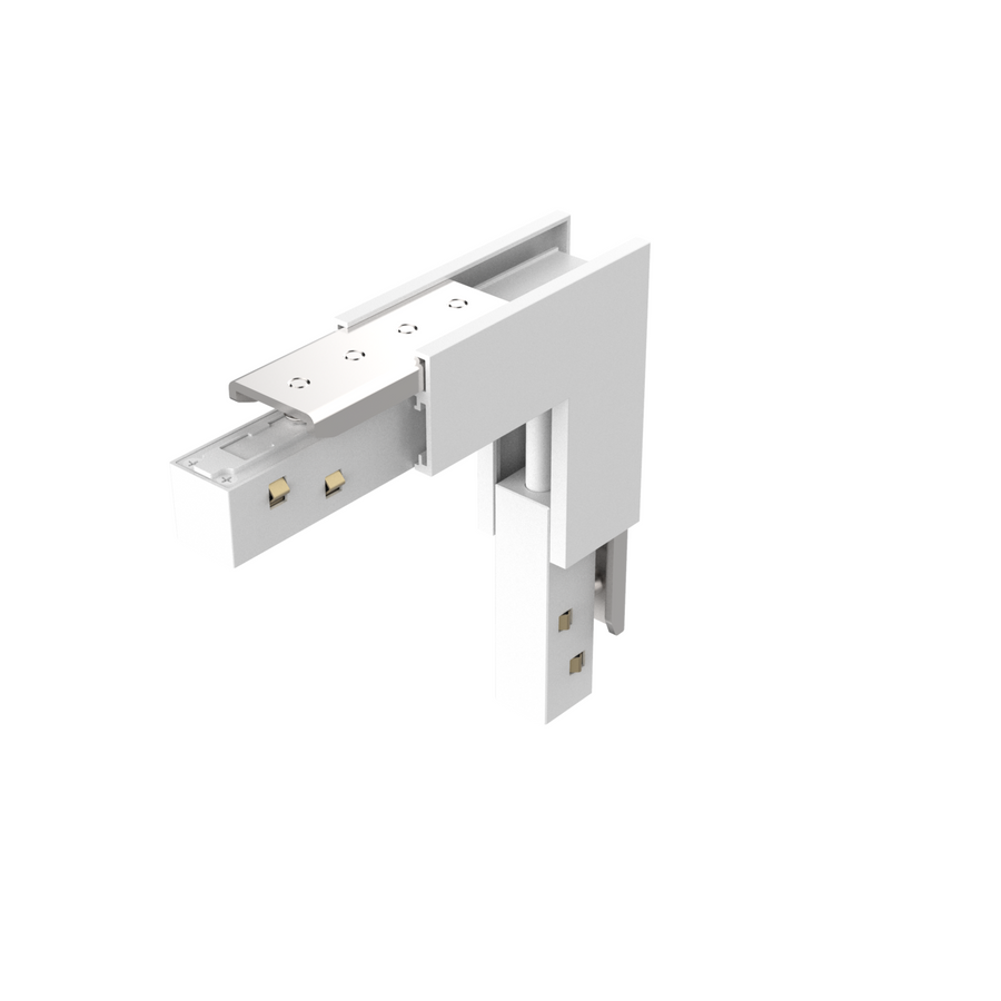 LITEN MODULINE L-Verbinder flach vertikal weiss für 48V-Schienensystem
