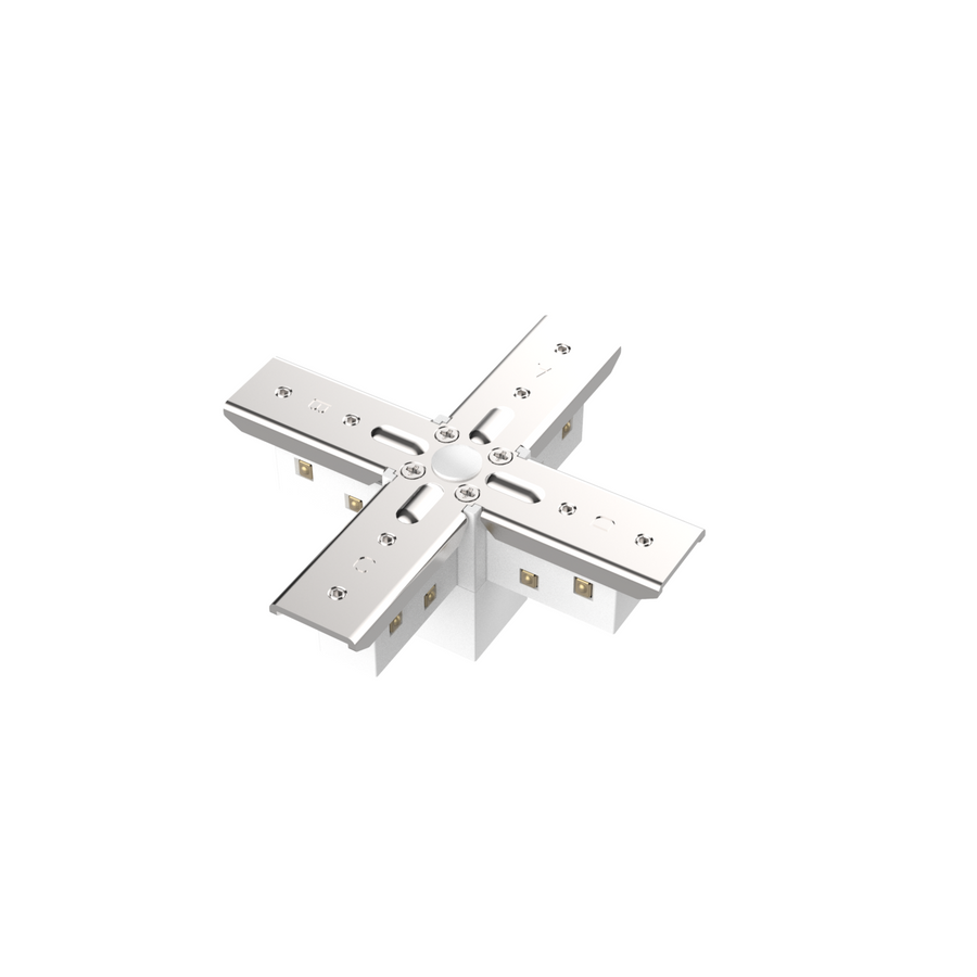 LITEN MODULINE X-Verbinder hoch weiss für 48V-Schienensystem