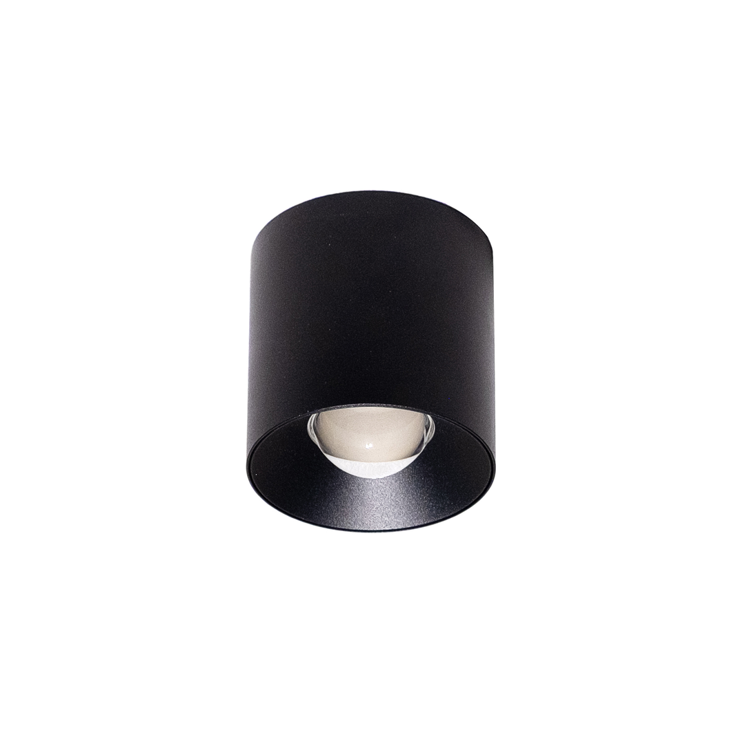 LITEN OPTIS 80 LED-Anbaudownlight Ø 80 mm, schwarz