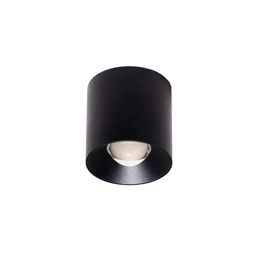 LITEN OPTIS 80 LED-Anbaudownlight Ø 80 mm, schwarz