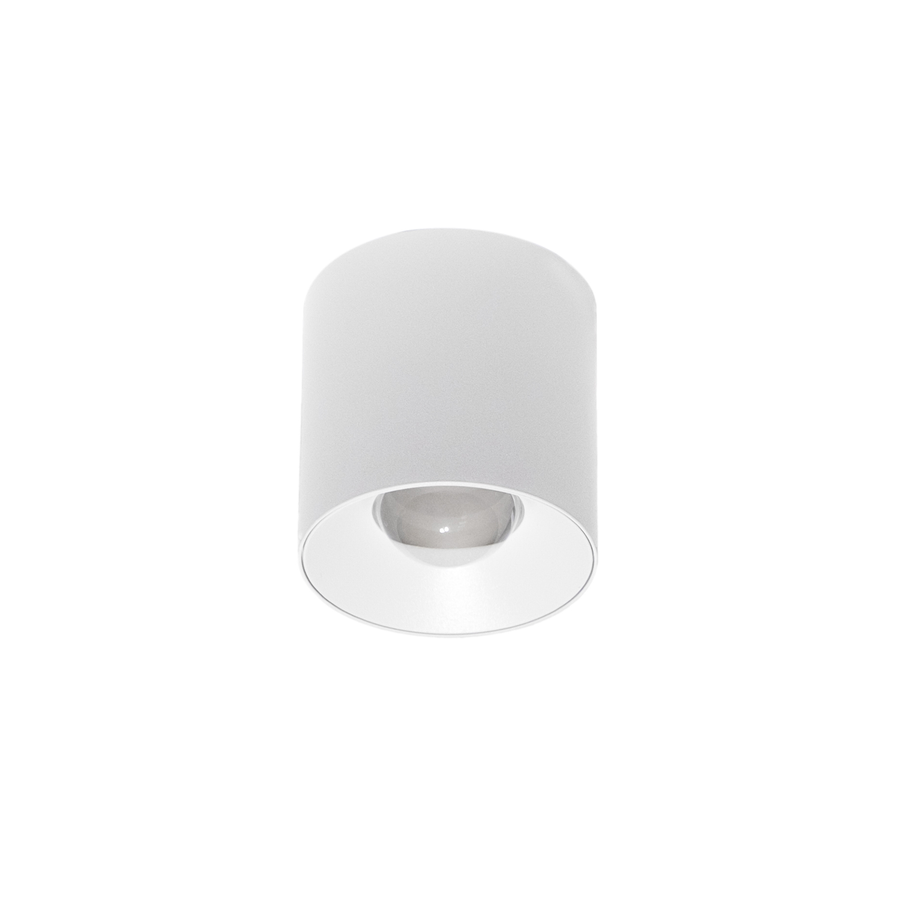LITEN OPTIS 80 LED-Anbaudownlight Ø 80 mm, weiss