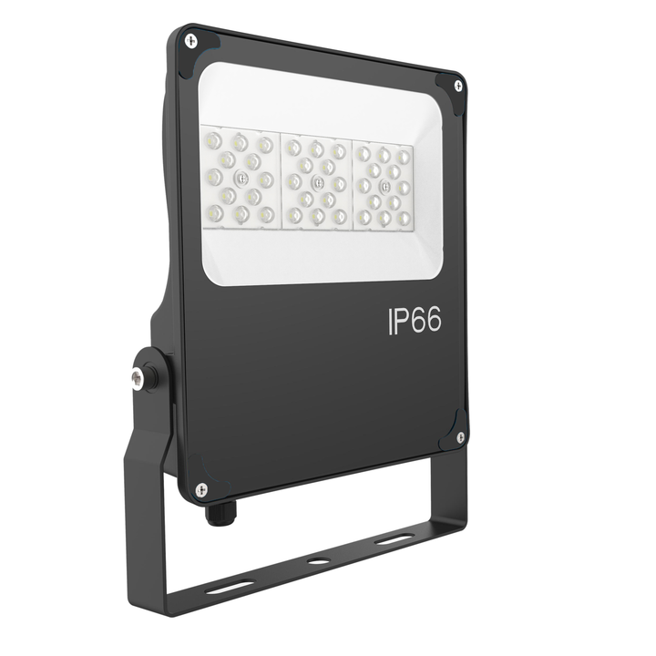 LITEN PIONEER LED-Anbaustrahler IP66 schwarz