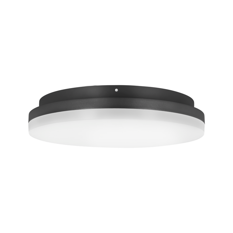 LITEN SLICE CIRCLE III LED-Deckenleuchte Ø 270 mm anthrazit, IP54, DALI2