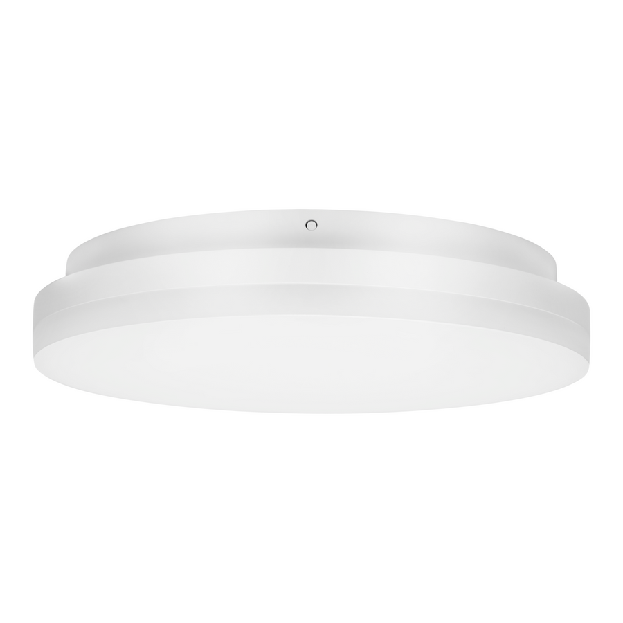 LITEN SLICE CIRCLE III LED-Deckenleuchte Ø 270 mm weiss, IP54, DALI2
