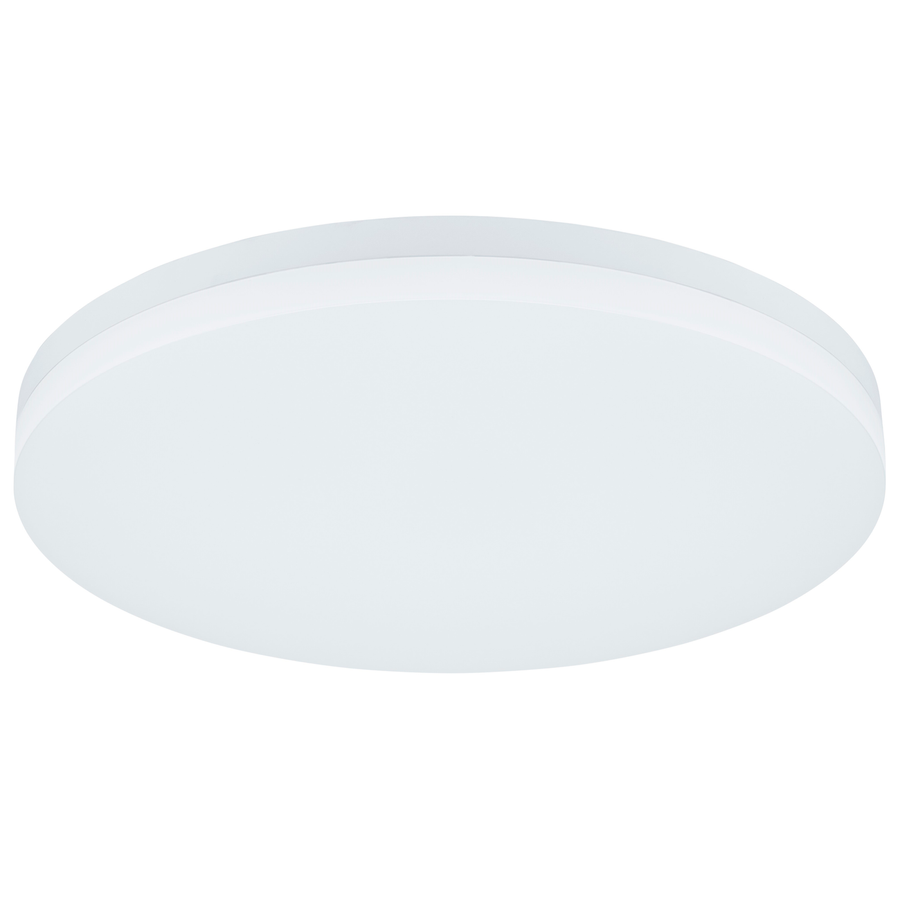 LITEN SLICE CIRCLE IV PLUS LED-Anbauleuchte Ø 400 mm weiss, Ein/Aus + Notlicht 1h