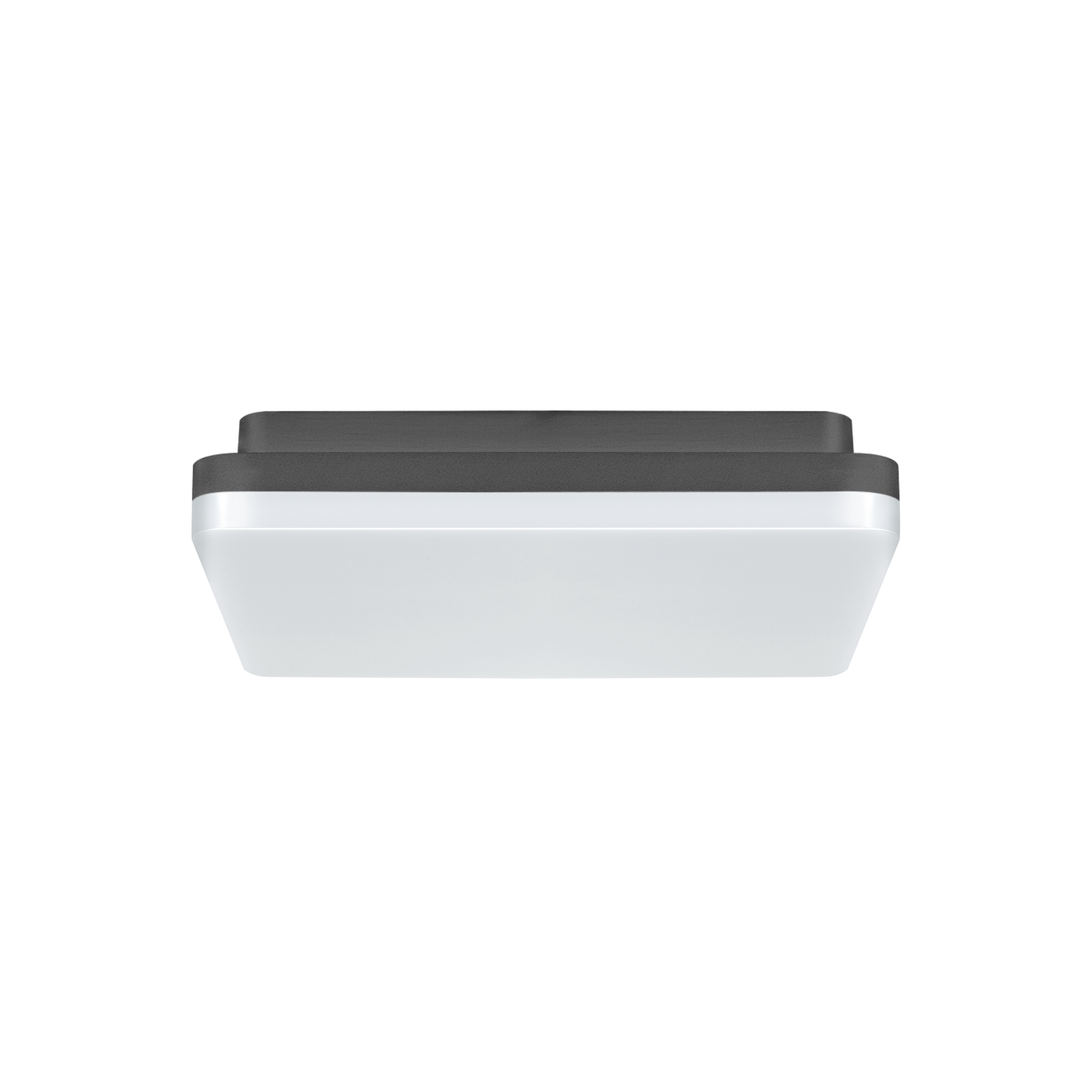 LITEN SLICE SQUARE III N LED-Anbauleuchte 260x260 mm anthrazit, IP54, PhaseDIM