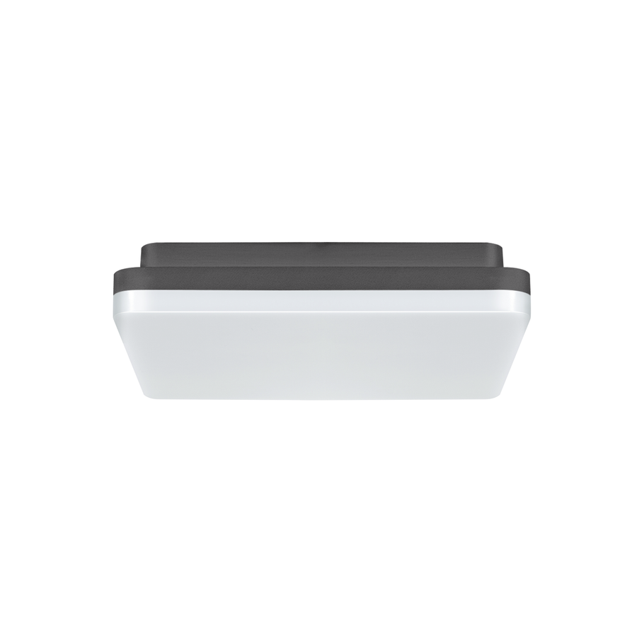 LITEN SLICE SQUARE III N LED-Anbauleuchte 260x260 mm anthrazit, IP54, PhaseDIM