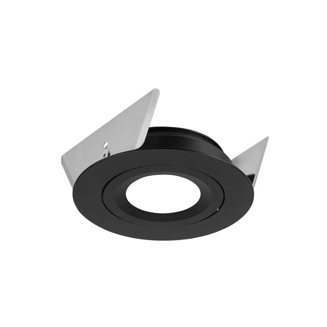 LITEN SLIM 80 LED-Einbauleuchte Set schwarz, 6 W, 2700K, DALI2 / Push