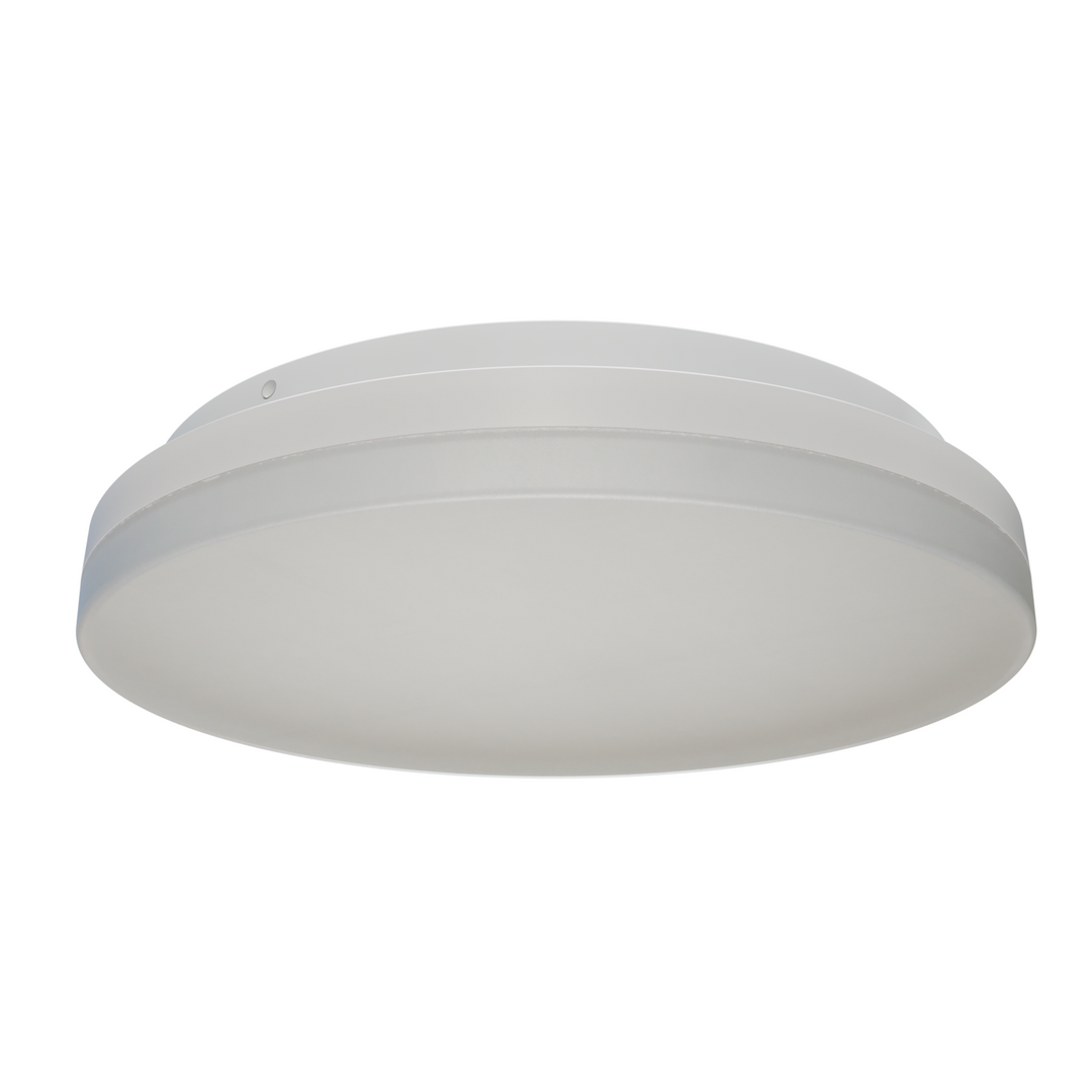 LITEN SPICE LED-Anbauleuchte Ø 280 mm weiss, IP54, mit Notlicht 1h