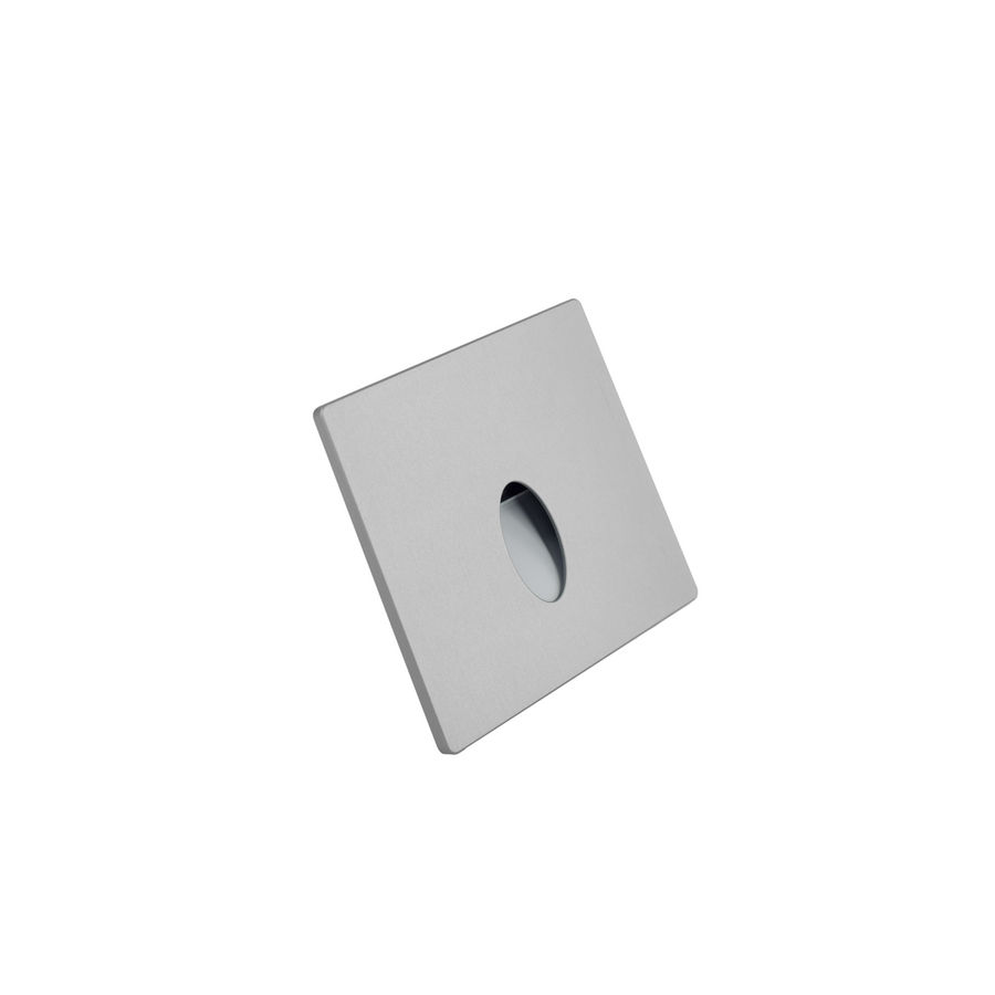 LITEN STEP LED-Wandeinbauleuchte engstrahlend silber, IP65