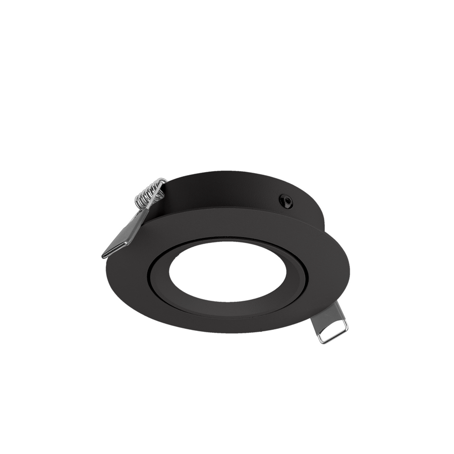 LITEN SUPRA 80 LED-Einbauleuchte Set schwarz, 6 W, 3000K, DALI2 / Push