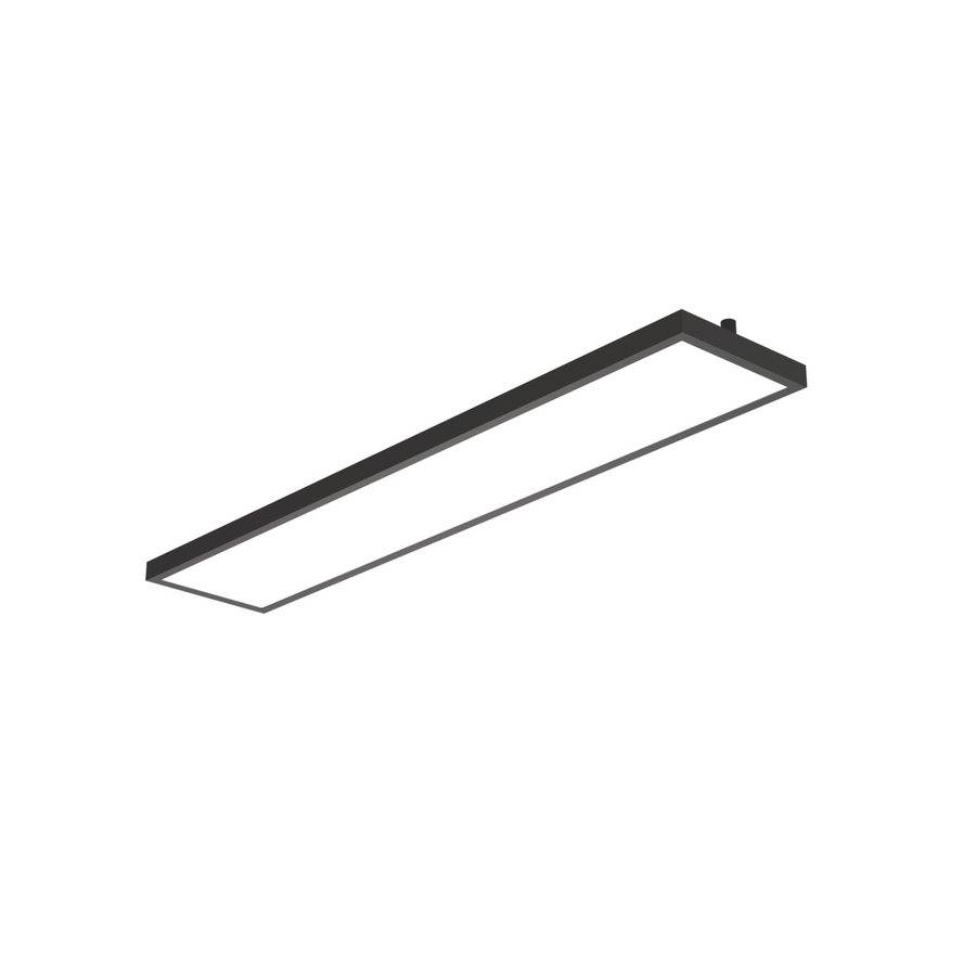 LITEN WORKS LED-Anbauleuchte 1500 mm mit Indirektlicht, schwarz