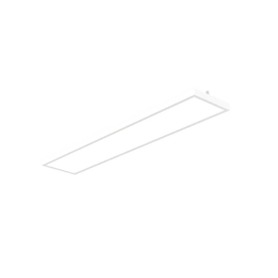 LITEN WORKS LED-Anbauleuchte 1500 mm mit Indirektlicht, weiss
