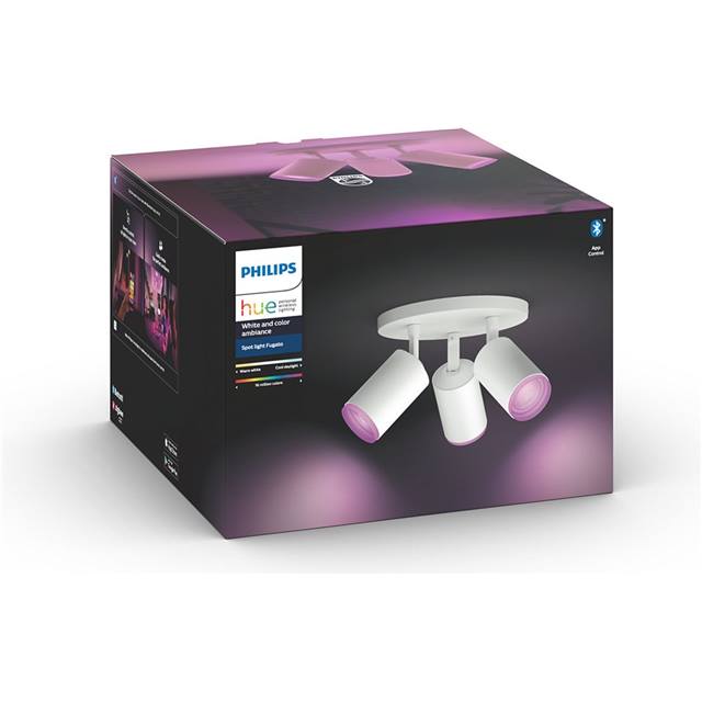 Philips Hue Fugato, 3er-Spot - weiss