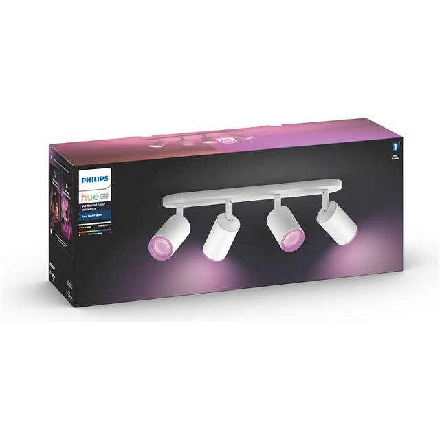 Philips Hue Fugato, 4er-Spot - weiss