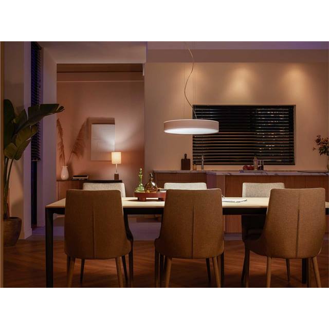 Philips Hue White Ambiance Enrave Pendelleuchte - weiss