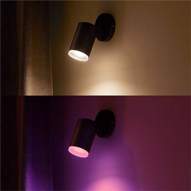 Philips Hue Fugato, 1er-Spot - schwarz