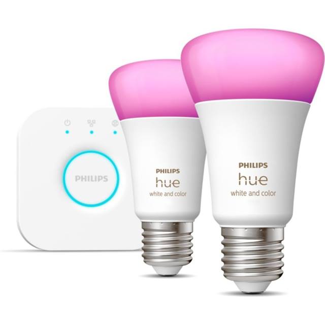 Philips Hue White & Color Ambiance, 9W, E27, Bulb, opal - Starter-Kit