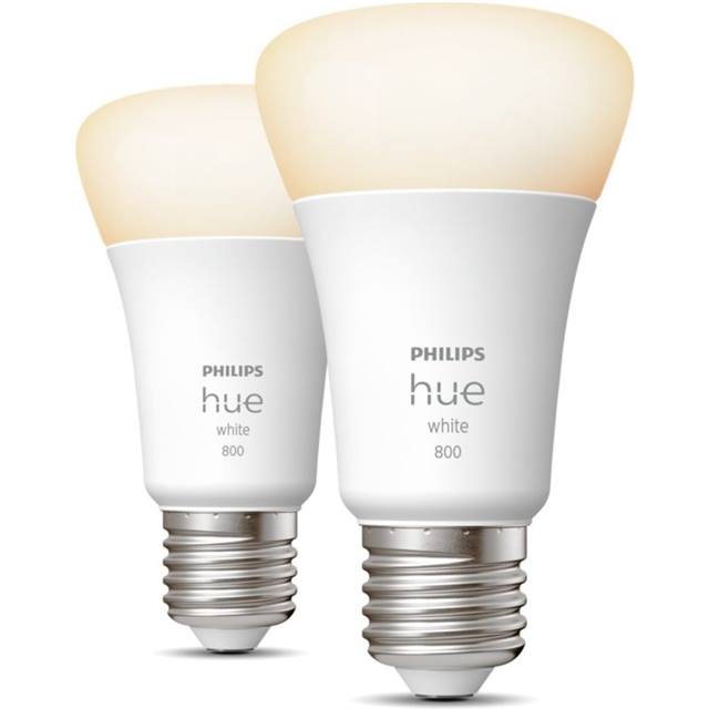 Philips Hue White, 9W, E27, Bulb, opal - 2-Pack