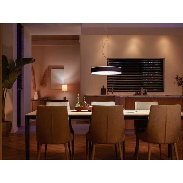 Philips Hue White Ambiance Enrave Pendelleuchte - schwarz