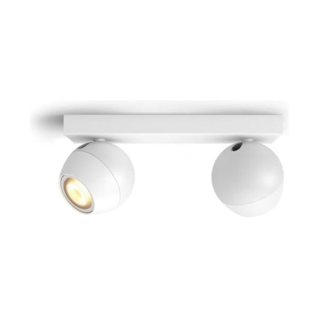 Philips Hue White Ambiance Buckram Doppelspot - weiss